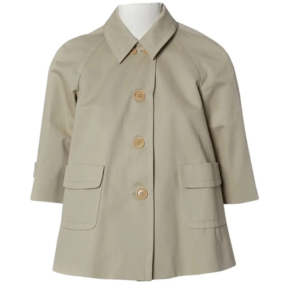 Chloe Tan Crop Trench